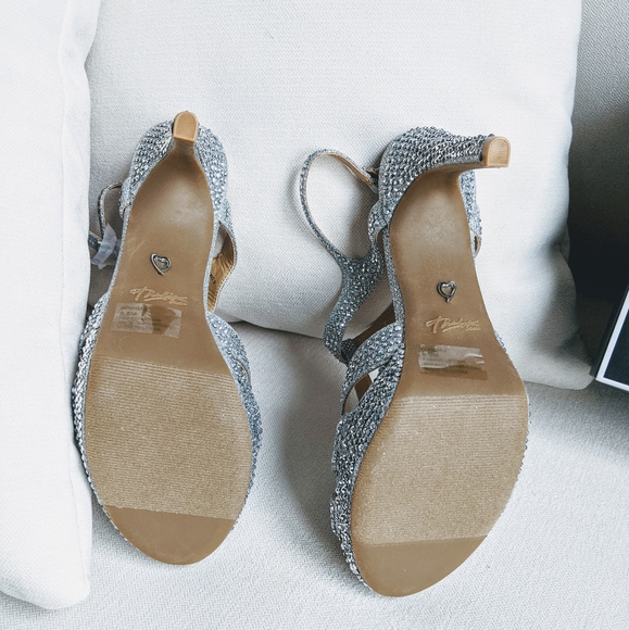 Thalia Sodi Rhinestone Verrda2 Platform Sandles. - Picture 2 of 6